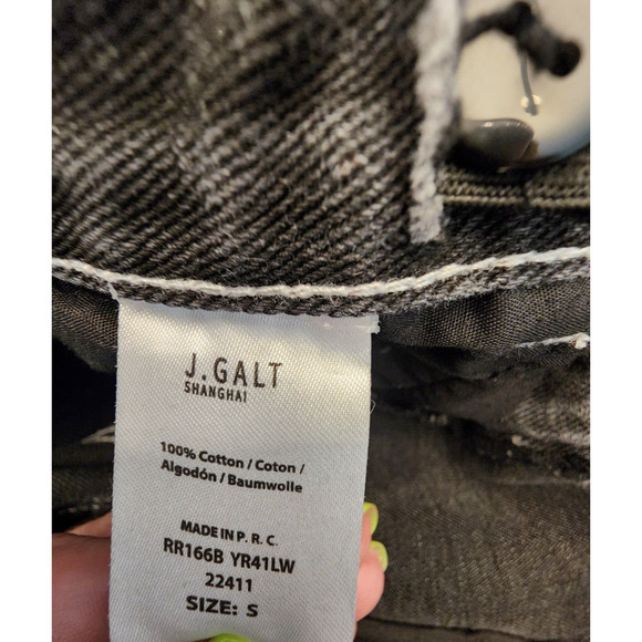 J GALT Shanghai Black CarpenterJeans Black Size S Brandy Melville Baggy Fit 90s - Picture 8 of 8